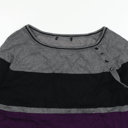 Womens UK Size 12 Debenhams Purple Pullover Jumper