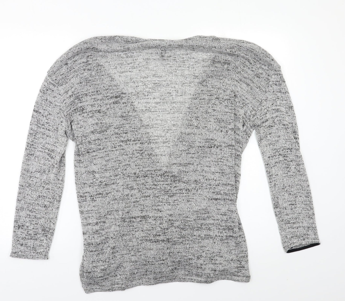 Womens UK Size M H&M Grey Cardigan Jumper