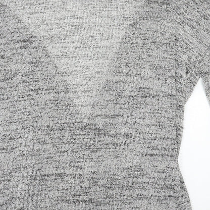 Womens UK Size M H&M Grey Cardigan Jumper