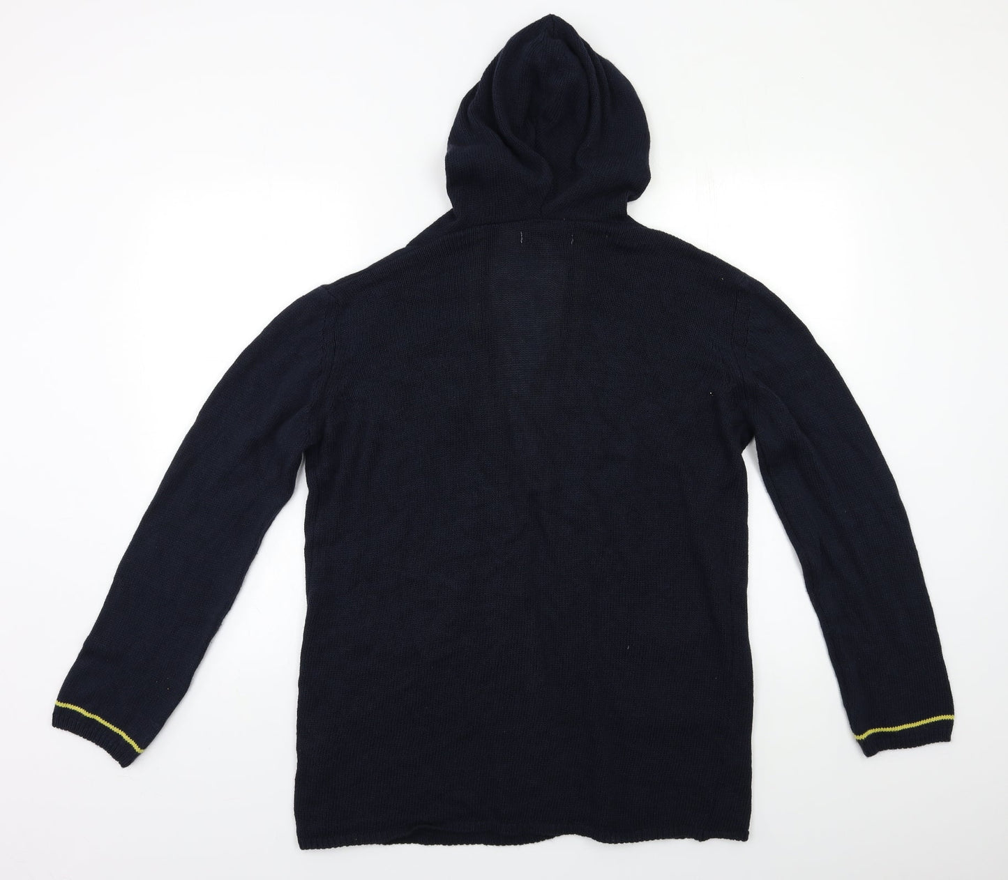 Isabella D Womens Blue   Cardigan Hoodie Size M