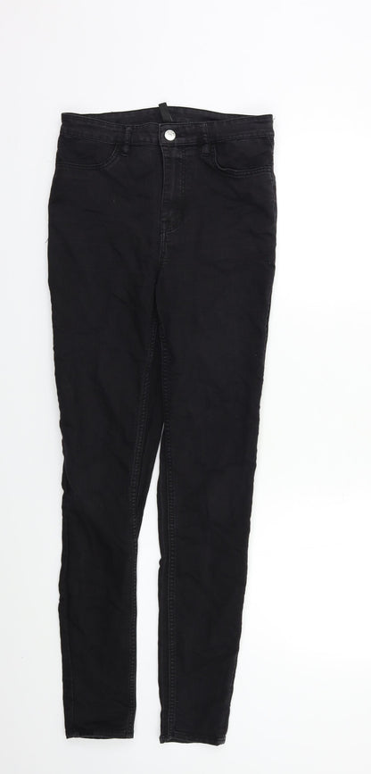 Womens UK Size 10 H&M Regular Fit Skinny Black Jeans