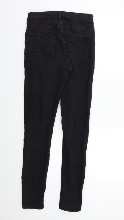 Womens UK Size 10 H&M Regular Fit Skinny Black Jeans