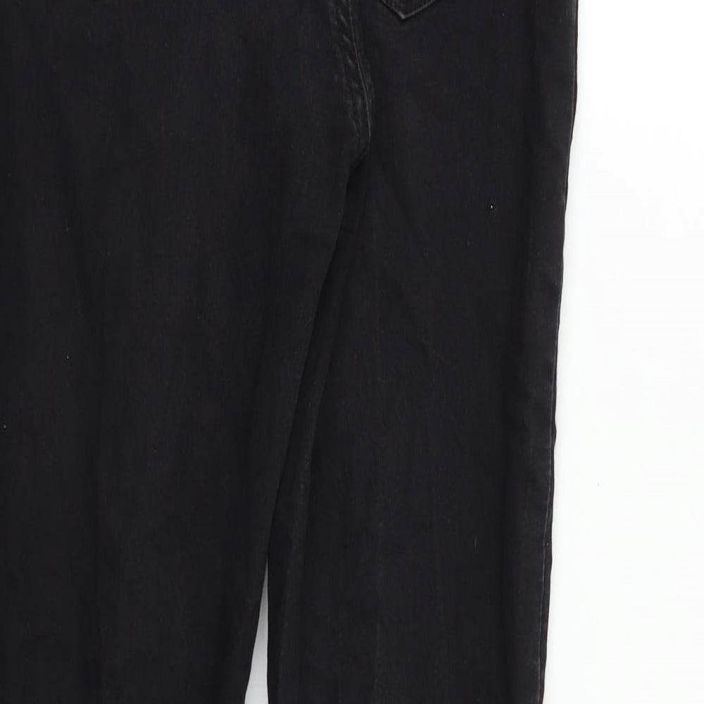 Womens UK Size 10 H&M Regular Fit Skinny Black Jeans