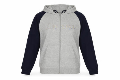 Bay Womens Grey   Full Zip Hoodie Size L