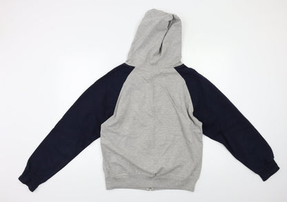 bay beauty Womens Grey   Full Zip Hoodie Size L