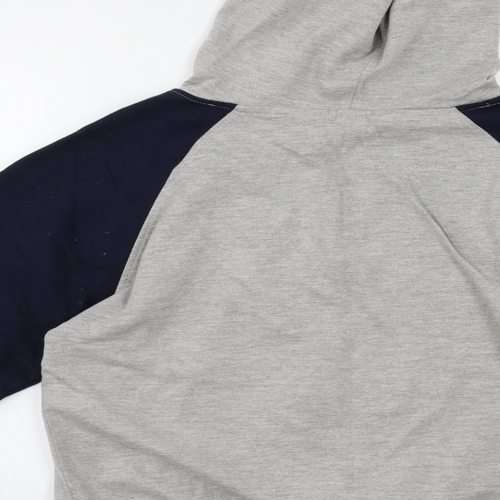 bay beauty Womens Grey   Full Zip Hoodie Size L