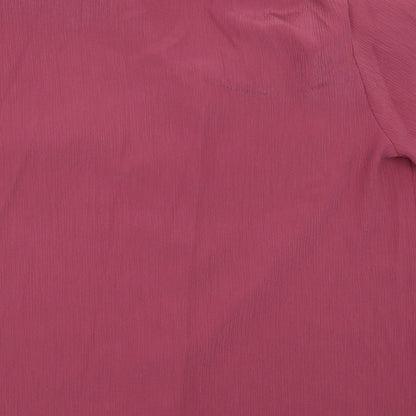 Womens UK Size 14 Berketex Purple Basic Button-Up