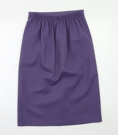 Amau Womens Purple   A-Line Skirt Size 14