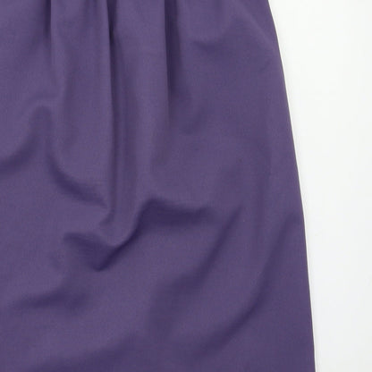 Amau Womens Purple   A-Line Skirt Size 14