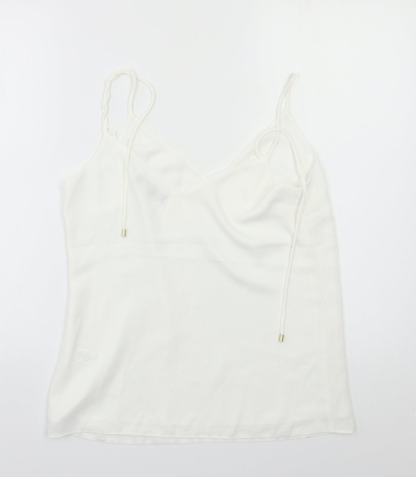F&F Womens White   Camisole Tank Size 6