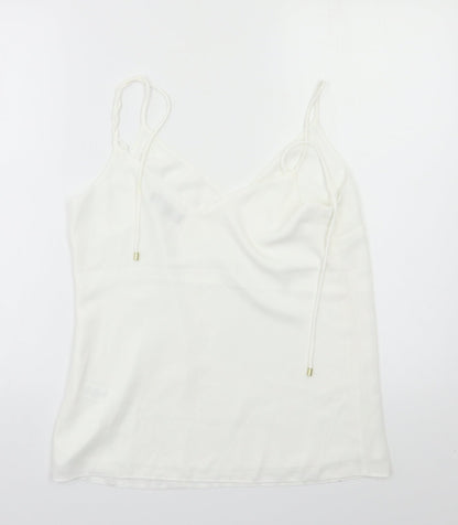 F&F Womens White   Camisole Tank Size 6