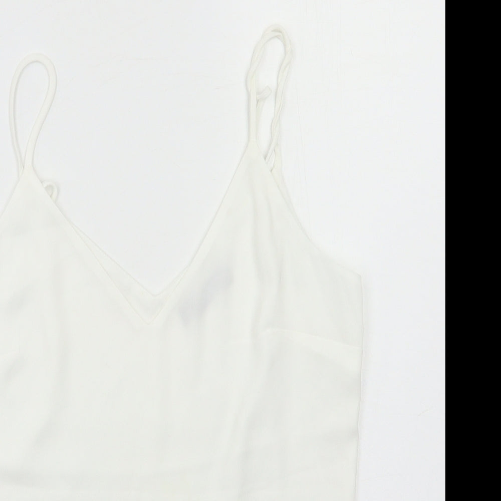 F&F Womens White   Camisole Tank Size 6