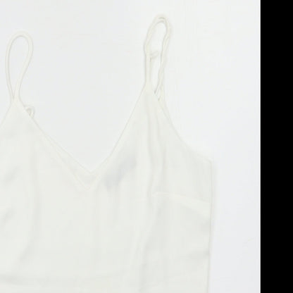F&F Womens White   Camisole Tank Size 6