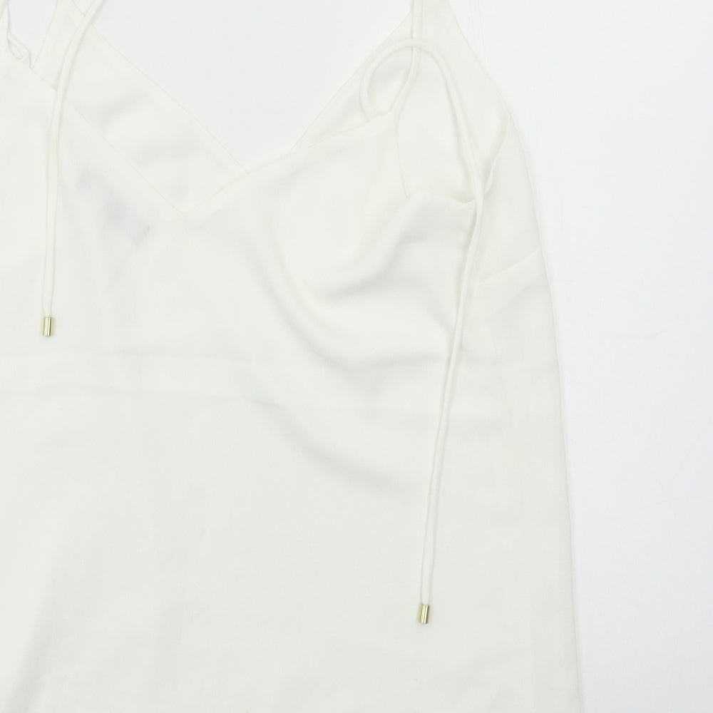 F&F Womens White   Camisole Tank Size 6