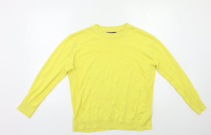 Womens UK Size S M&S Yellow Pullover Jumper