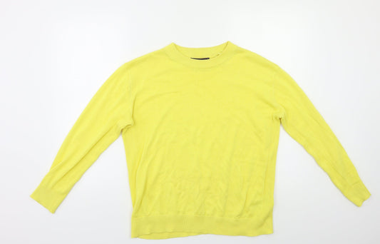 Womens UK Size S M&S Yellow Pullover Jumper