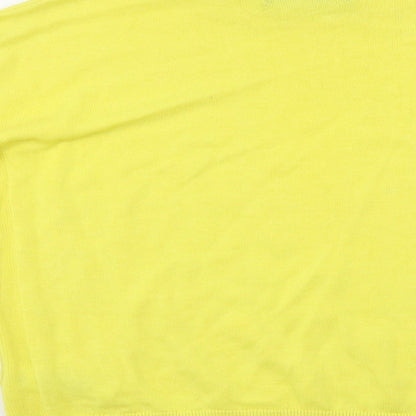 Womens UK Size S M&S Yellow Pullover Jumper