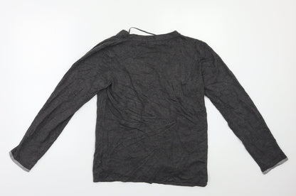 Womens UK Size S Sky Design Grey Cardigan Jumper