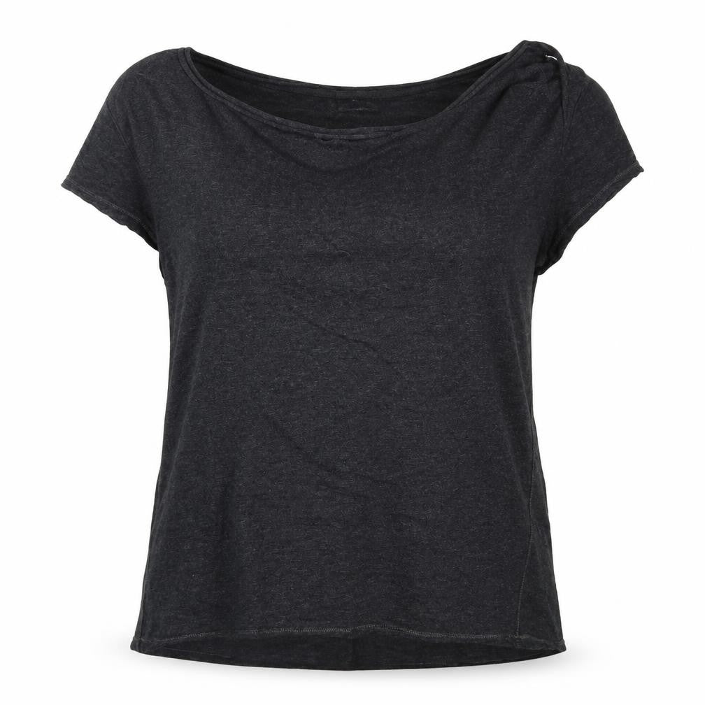 Womens UK Size 18 Wrap Grey Basic Polo