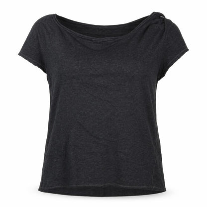 Womens UK Size 18 Wrap Grey Basic Polo