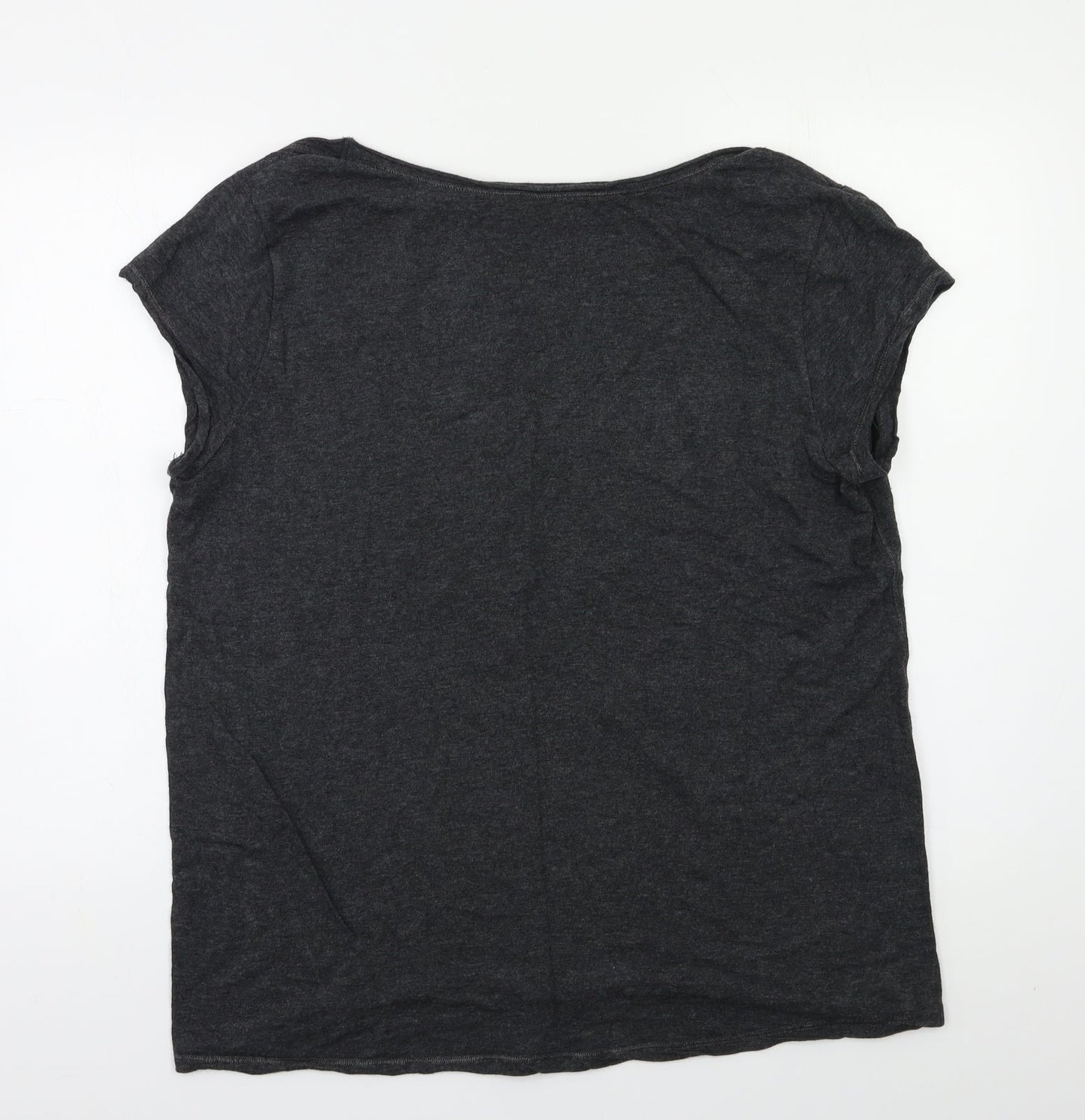 Womens UK Size 18 Wrap Grey Basic Polo