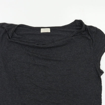 Womens UK Size 18 Wrap Grey Basic Polo