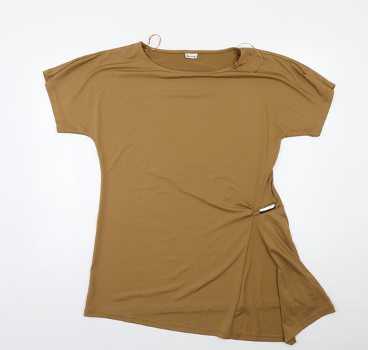 Womens UK Size 16 Damart Beige Basic Blouse