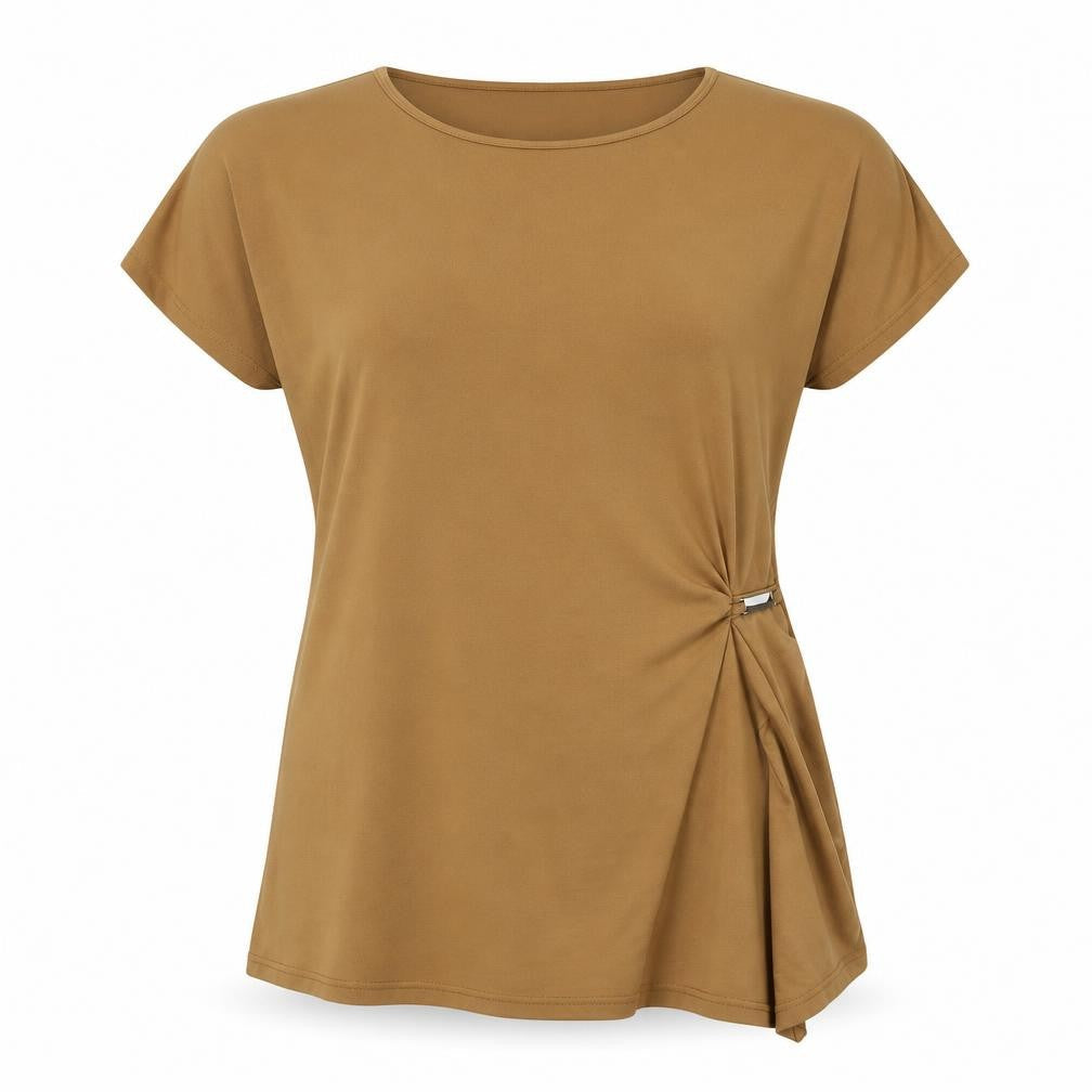 Womens UK Size 16 Damart Beige Basic Blouse