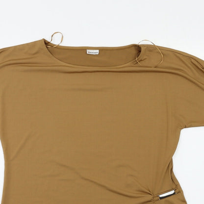 Womens UK Size 16 Damart Beige Basic Blouse