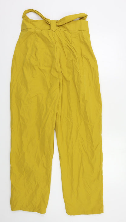 SheIn Womens Yellow   Trousers  Size L L27 in