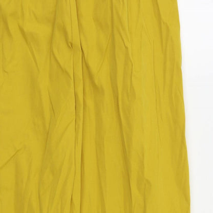 SheIn Womens Yellow   Trousers  Size L L27 in
