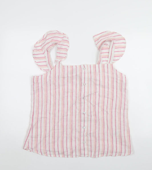 Womens UK Size 16 M&S Multicoloured Basic Button-Up