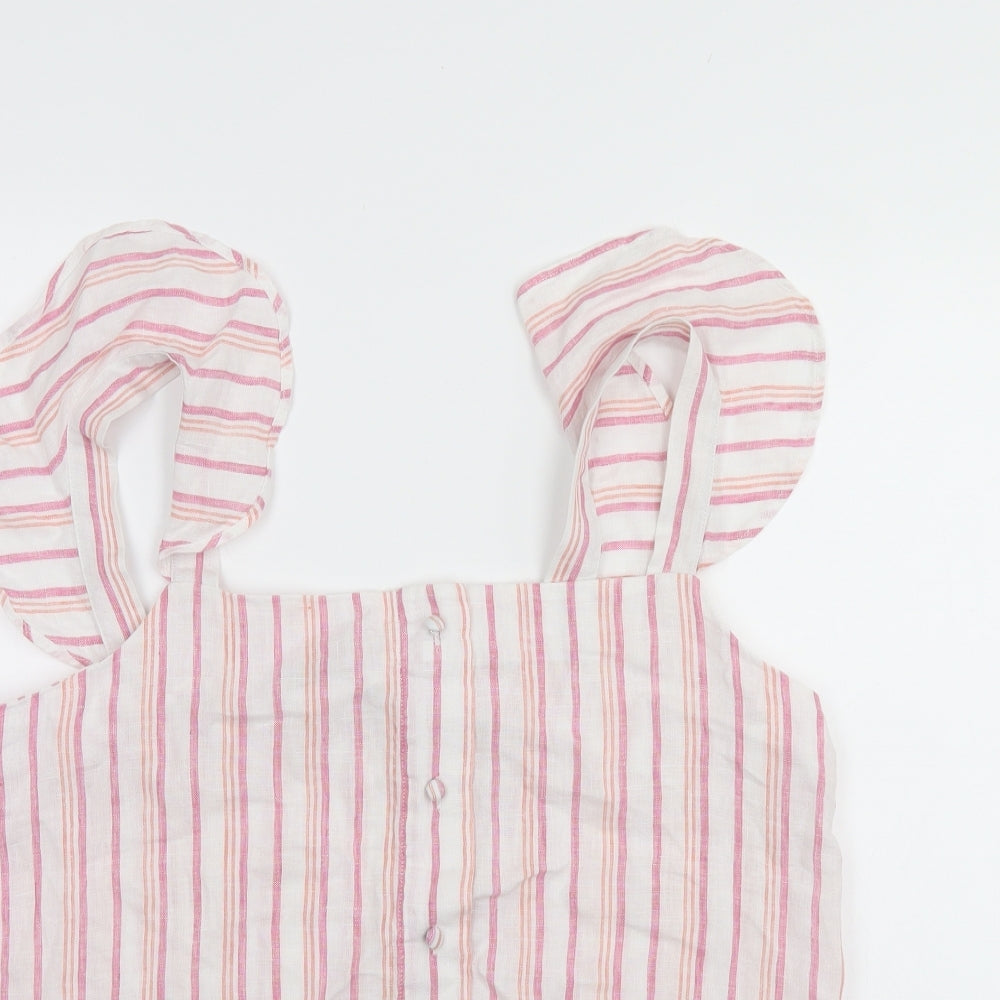 Womens UK Size 16 M&S Multicoloured Basic Button-Up