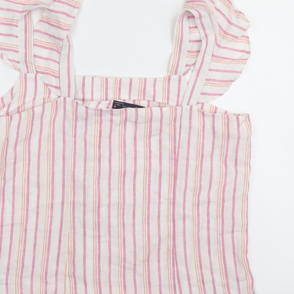 Womens UK Size 16 M&S Multicoloured Basic Button-Up