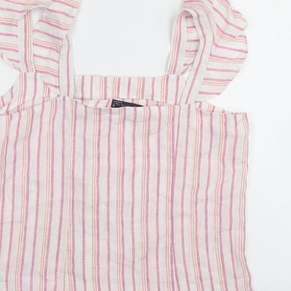 Womens UK Size 16 M&S Multicoloured Basic Button-Up