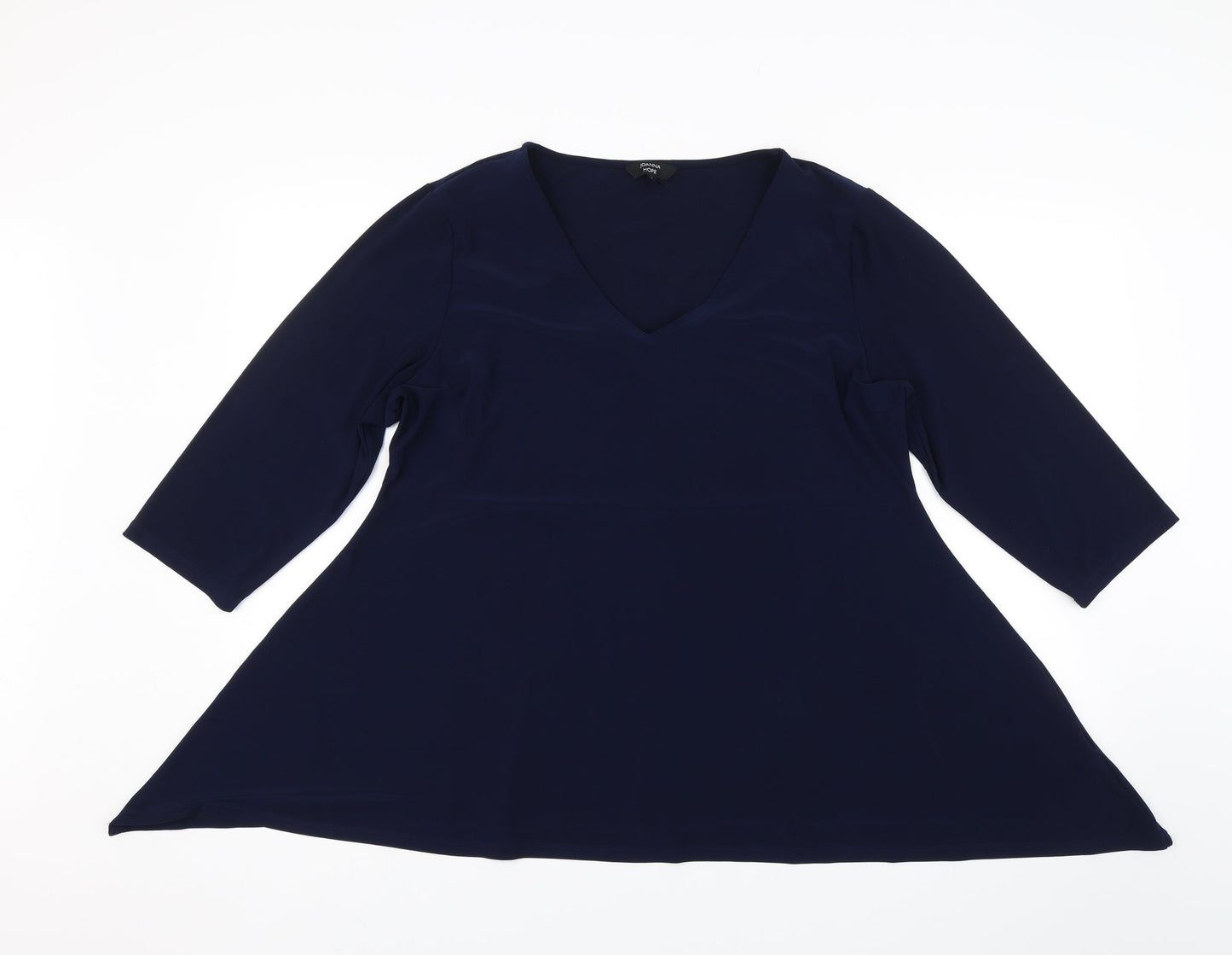 Womens UK Size 18 Joanna Hope Blue Basic Blouse