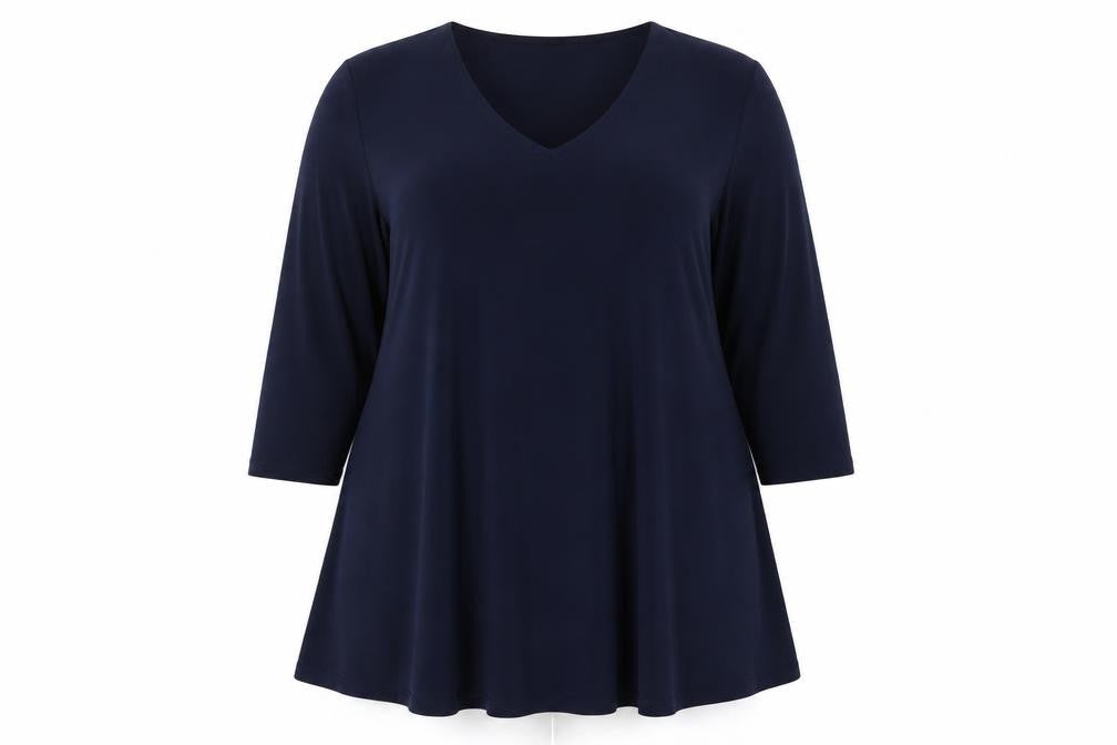Womens UK Size 18 Joanna Hope Blue Basic Blouse