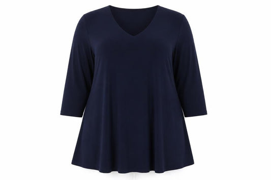 Womens UK Size 18 Joanna Hope Blue Basic Blouse