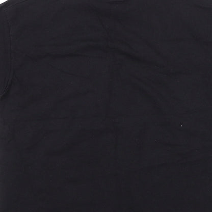 Fruit of the Loom Boys Black   Basic T-Shirt Size 9-10 Years  - Floss like a boss