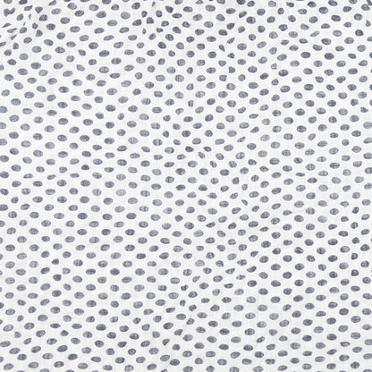 Izabel Womens White Polka Dot  Basic Blouse Size 14