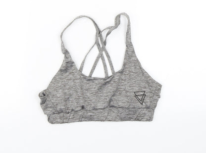 Boohoo Womens Grey   Cropped Tank Size 8