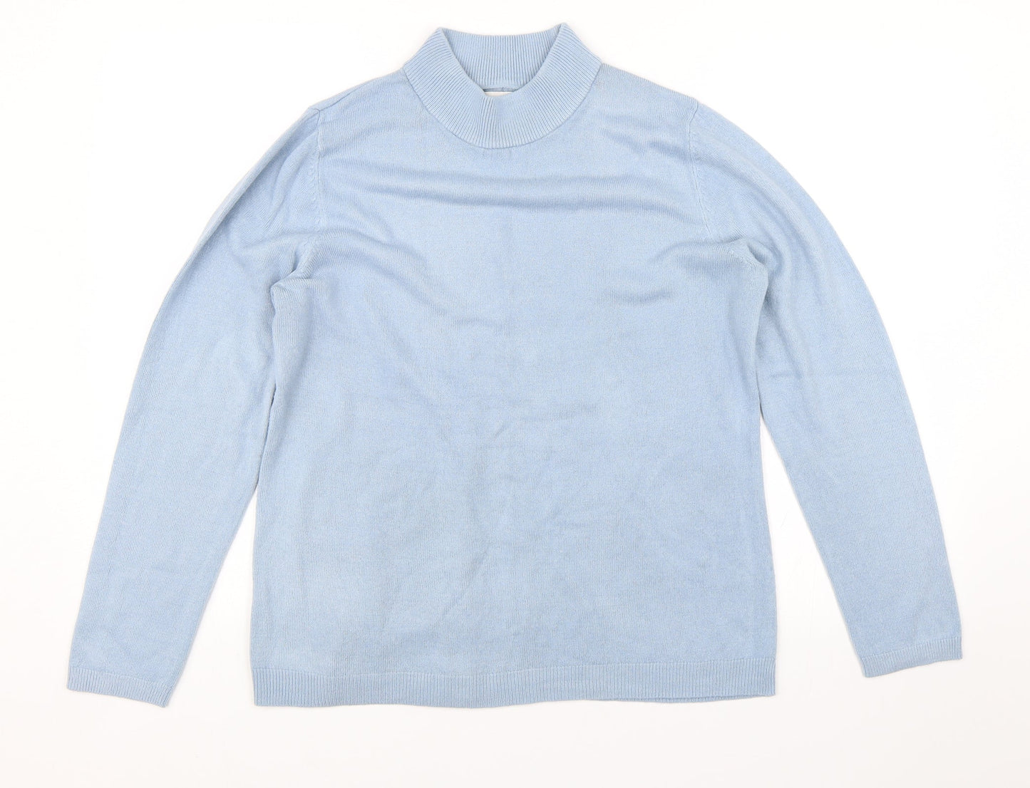 Womens UK Size 14 Papaya Blue Pullover Jumper