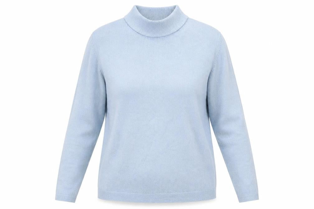 Womens UK Size 14 Papaya Blue Pullover Jumper