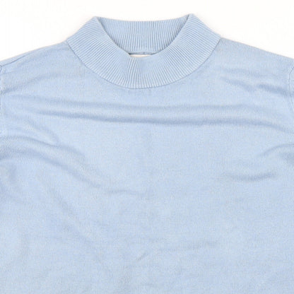 Womens UK Size 14 Papaya Blue Pullover Jumper