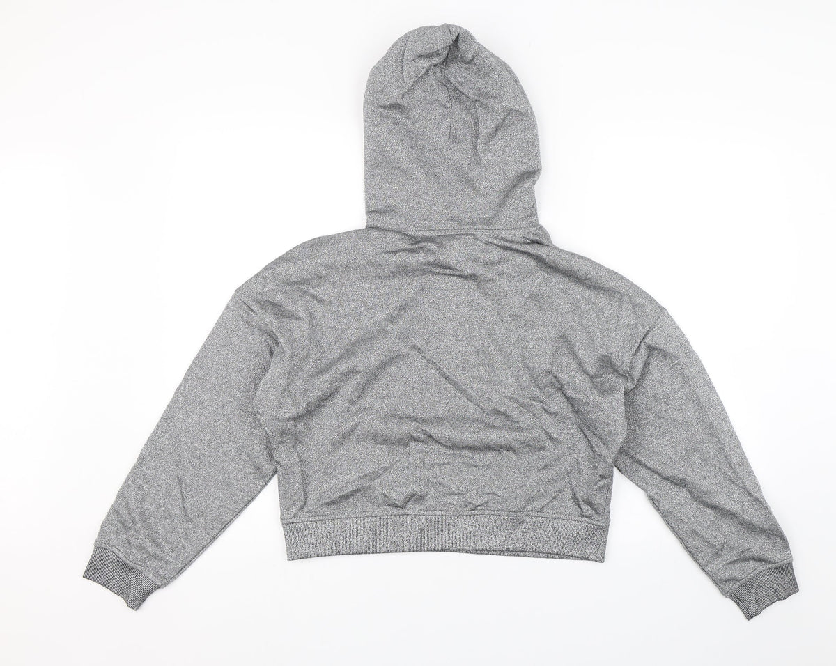 Monki Womens Grey   Pullover Hoodie Size XS
