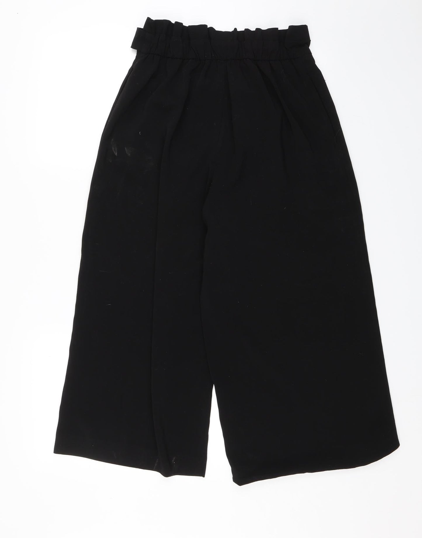 Womens UK Size S Zara Regular Fit  Black Trousers