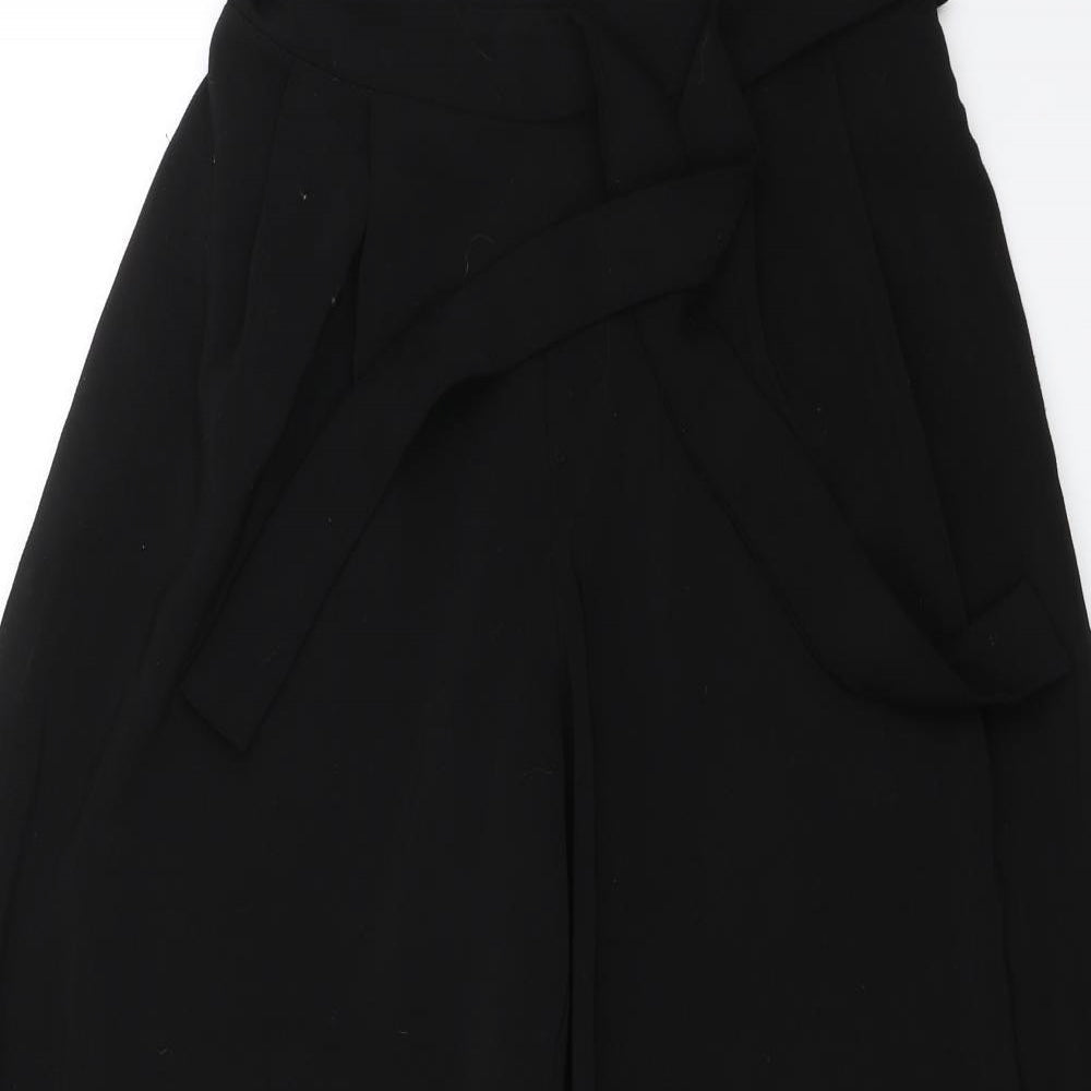Womens UK Size S Zara Regular Fit  Black Trousers