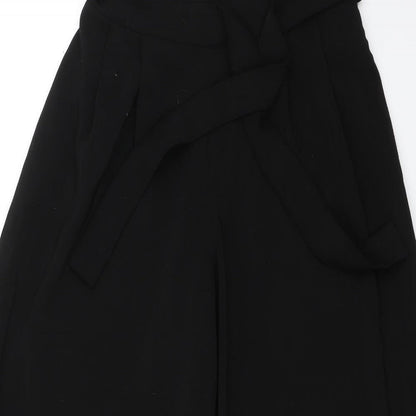 Womens UK Size S Zara Regular Fit  Black Trousers