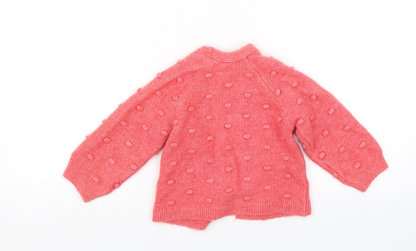 M&Co Baby Red   Cardigan Jumper Size 18-24 Months