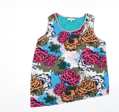 Womens UK Size 8 NEXT Multicoloured Basic Blouse